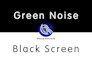 create black screen relaxing white noise video